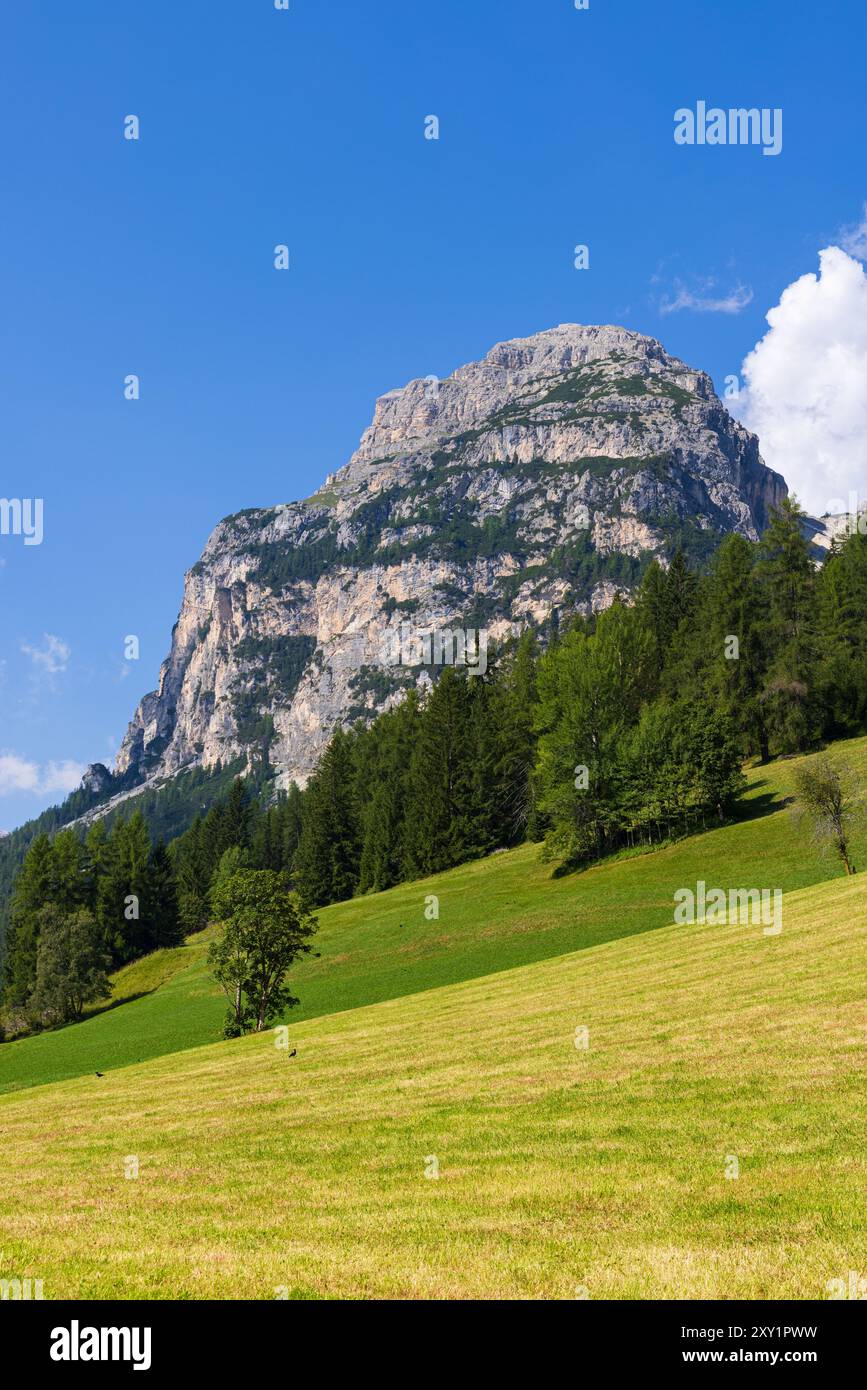 Wandern in der Nähe von La Villa - Val Badia - Alta Badia - Italien Stockfoto