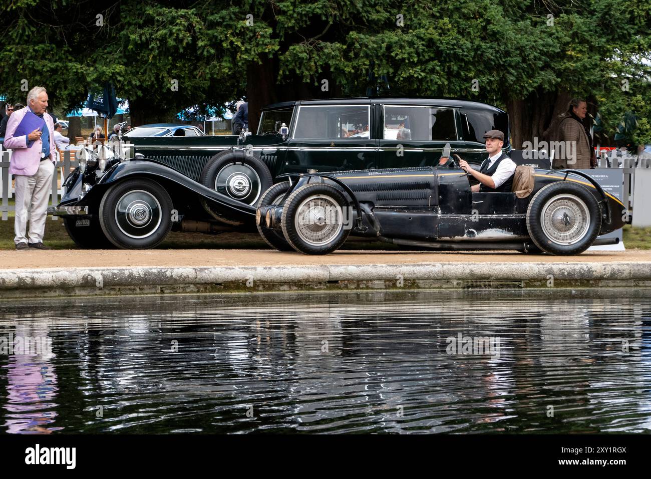 1934 Bugatti Type 59 Oldtimer beim Concours of Elegance im Hampton Court Palace London UK 2023 Stockfoto