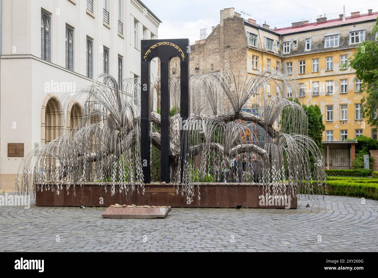 Denkmal für den Baum des Lebens in Budapest Stockfoto