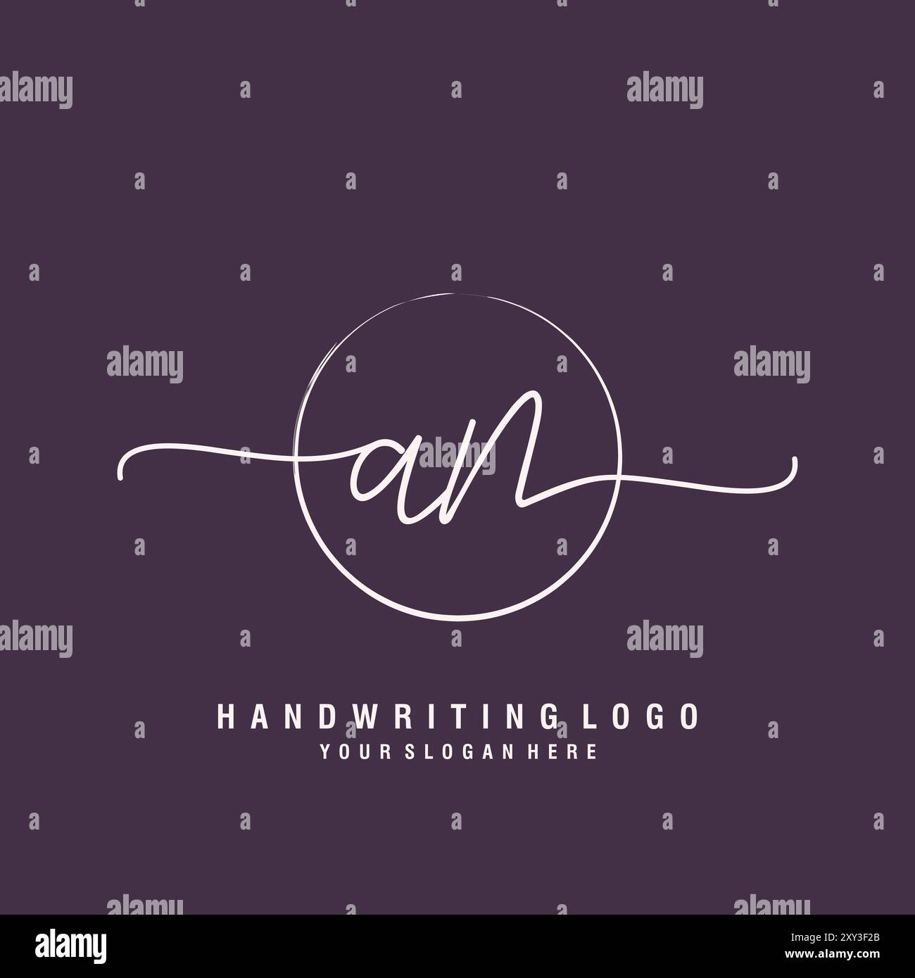 EIN Letter-Logo Minimal Modern Stock Vektor