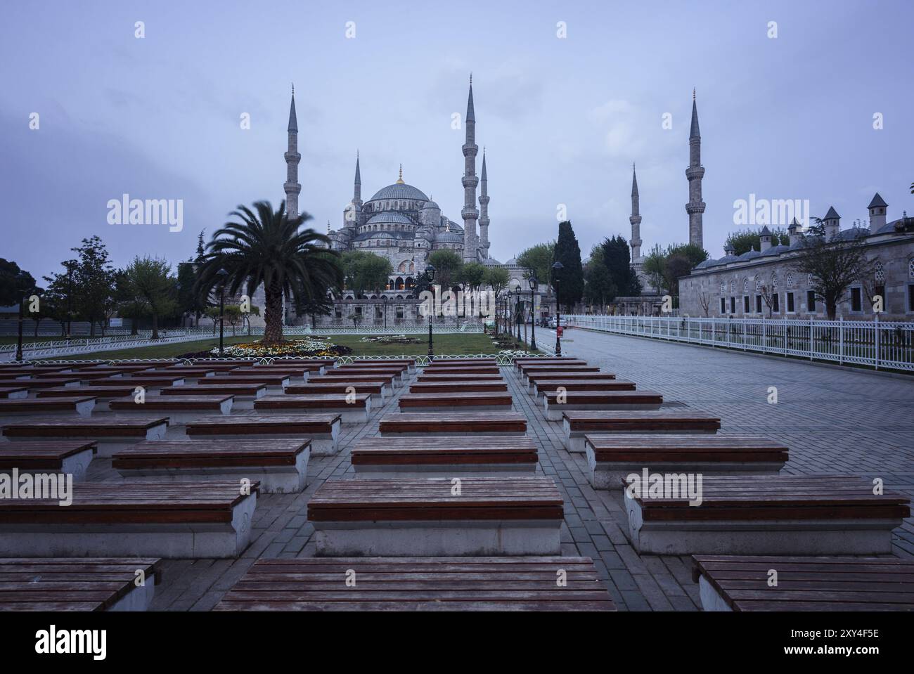 Sultanahmet Blaue Moschee, Istanbul, Türkei, Asien Stockfoto