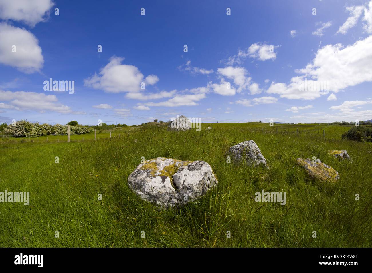 Carrowmore, Irlands größter steinzeitlicher Friedhof, Irland, Europa Stockfoto