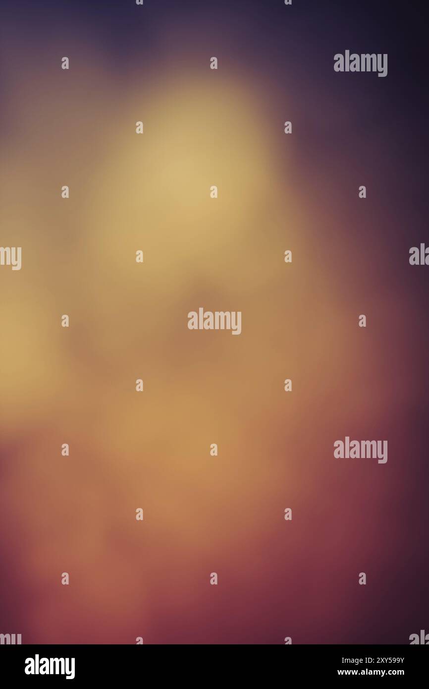 Abstrakte Unschärfe von unscharfen Lichtern mit Bokeh-Effekt im Hintergrund Stockfoto