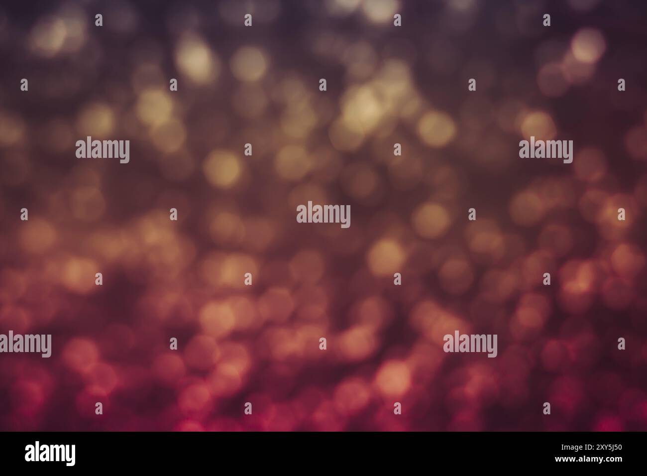 Abstrakte Unschärfe von unscharfen Lichtern mit Bokeh-Effekt im Hintergrund Stockfoto