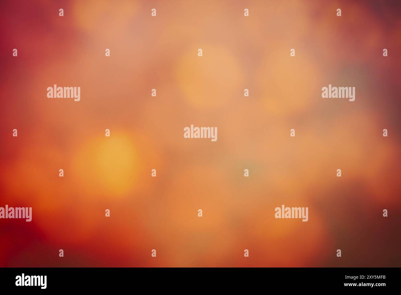 Abstrakte Unschärfe von unscharfen Lichtern mit Bokeh-Effekt im Hintergrund Stockfoto