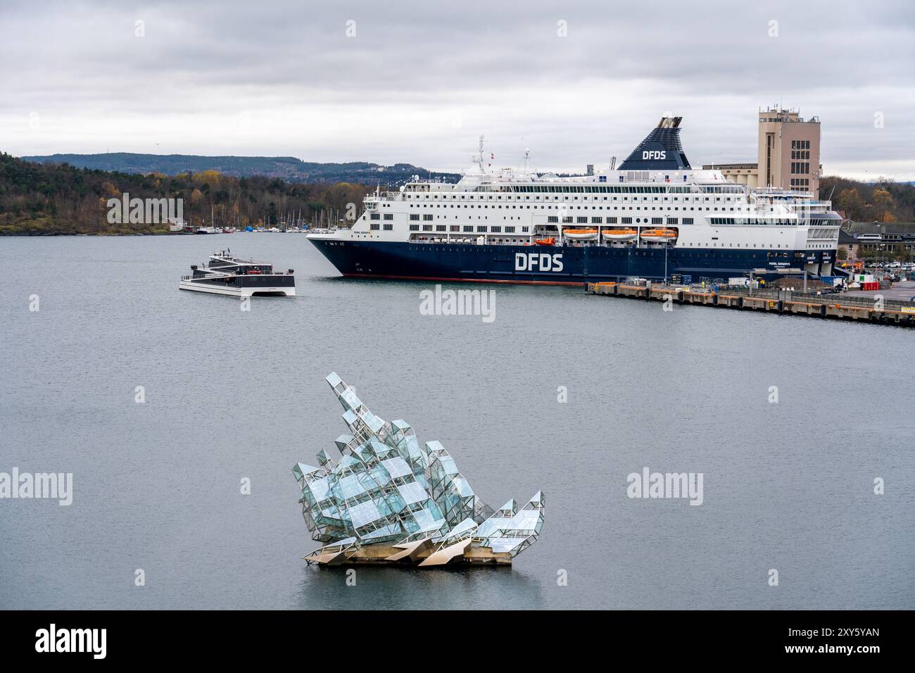 Oslo-fjord Stockfoto