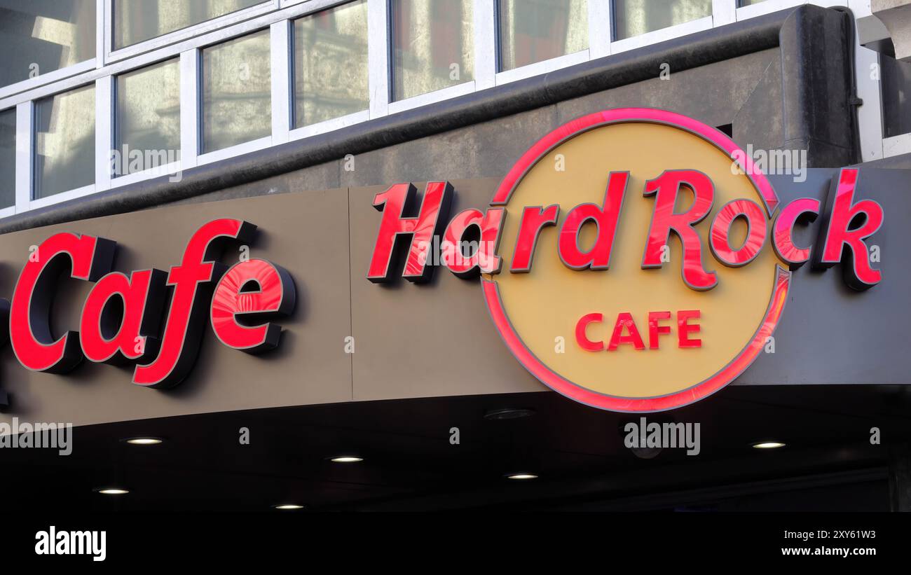 Hard Rock Cafe London Picadilly Circus Stockfoto