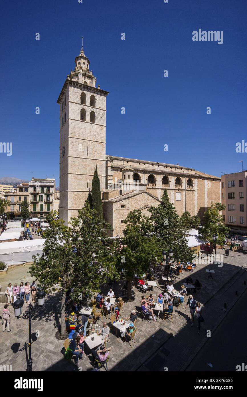 Iglesia de Santa Maria la Mayor, Inca, Mallorca, Islas baleares, espana, Europa Stockfoto