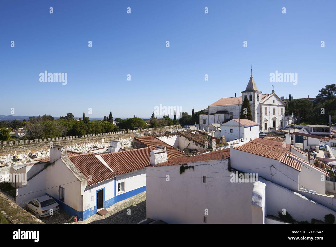 Vila Vicosa Gebäude in der Burg in Alentejo, Portugal, Europa Stockfoto