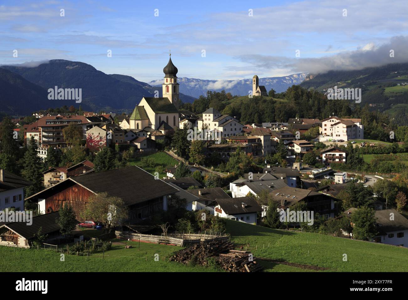 FIE am Schlern Stockfoto