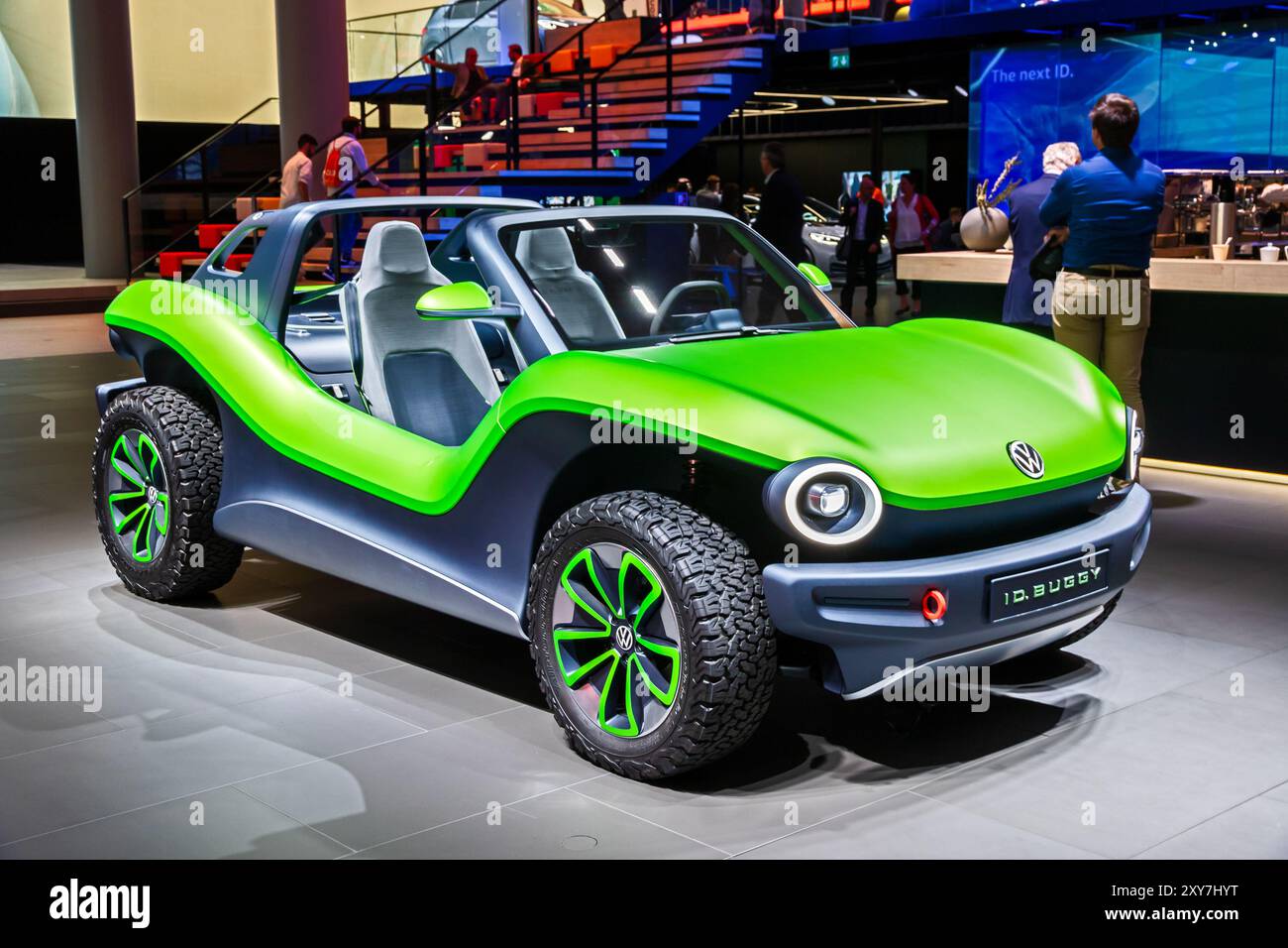 Volkswagen I.D. Buggy Car auf der IAA in Frankfurt. Deutschland - 11. September 2019. Stockfoto