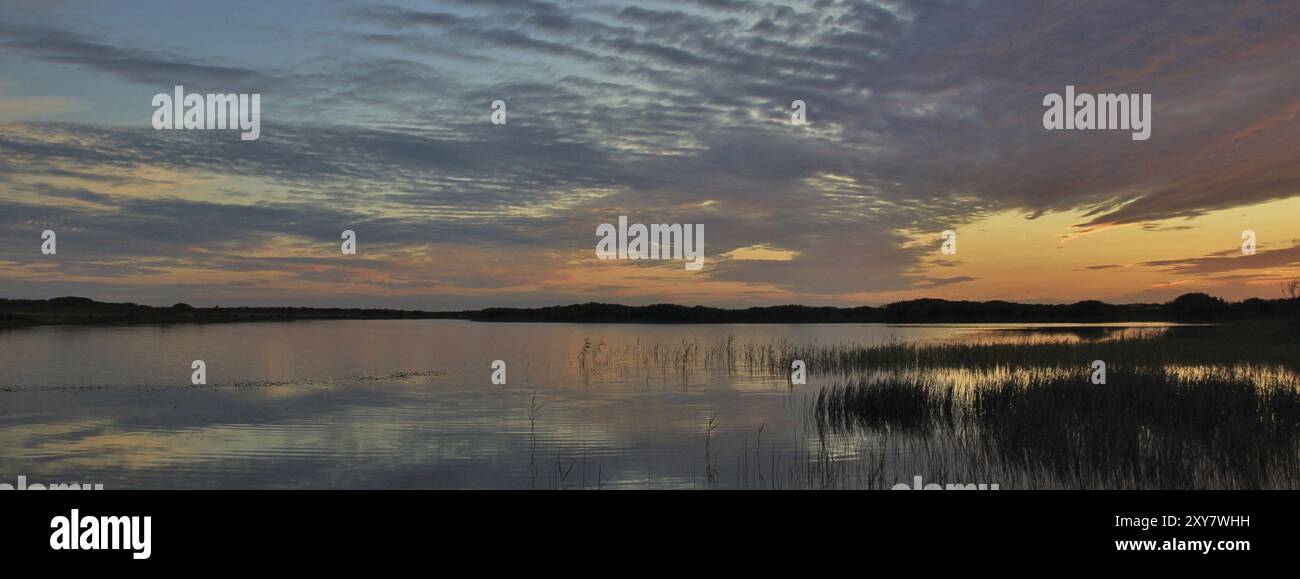Romantischer Himmel über den Jammerbugten, Dänemark, Europa Stockfoto