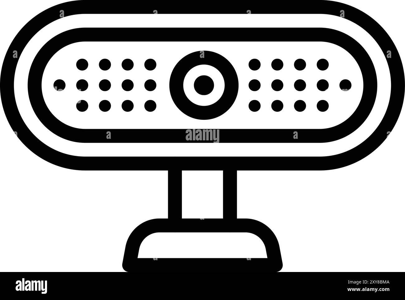 Webcam Vektor-Symbol Design-Illustration Stock Vektor