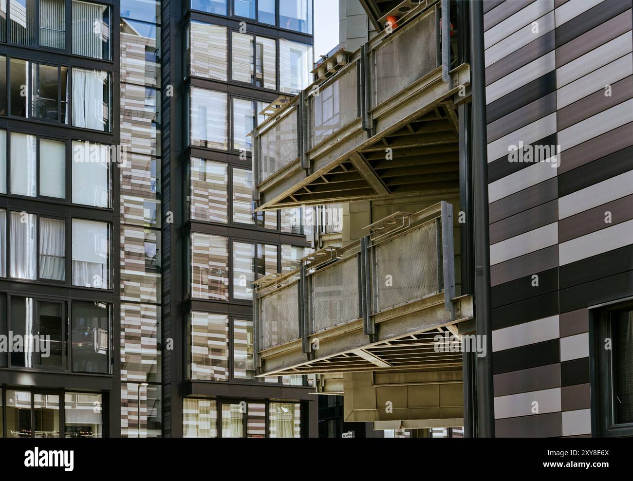 Die Quartermile-Entwicklung auf dem Gelände des alten Edinburgh Royal Infirmary ist Edinburghs bislang größtes Regenerationsschema. Stockfoto