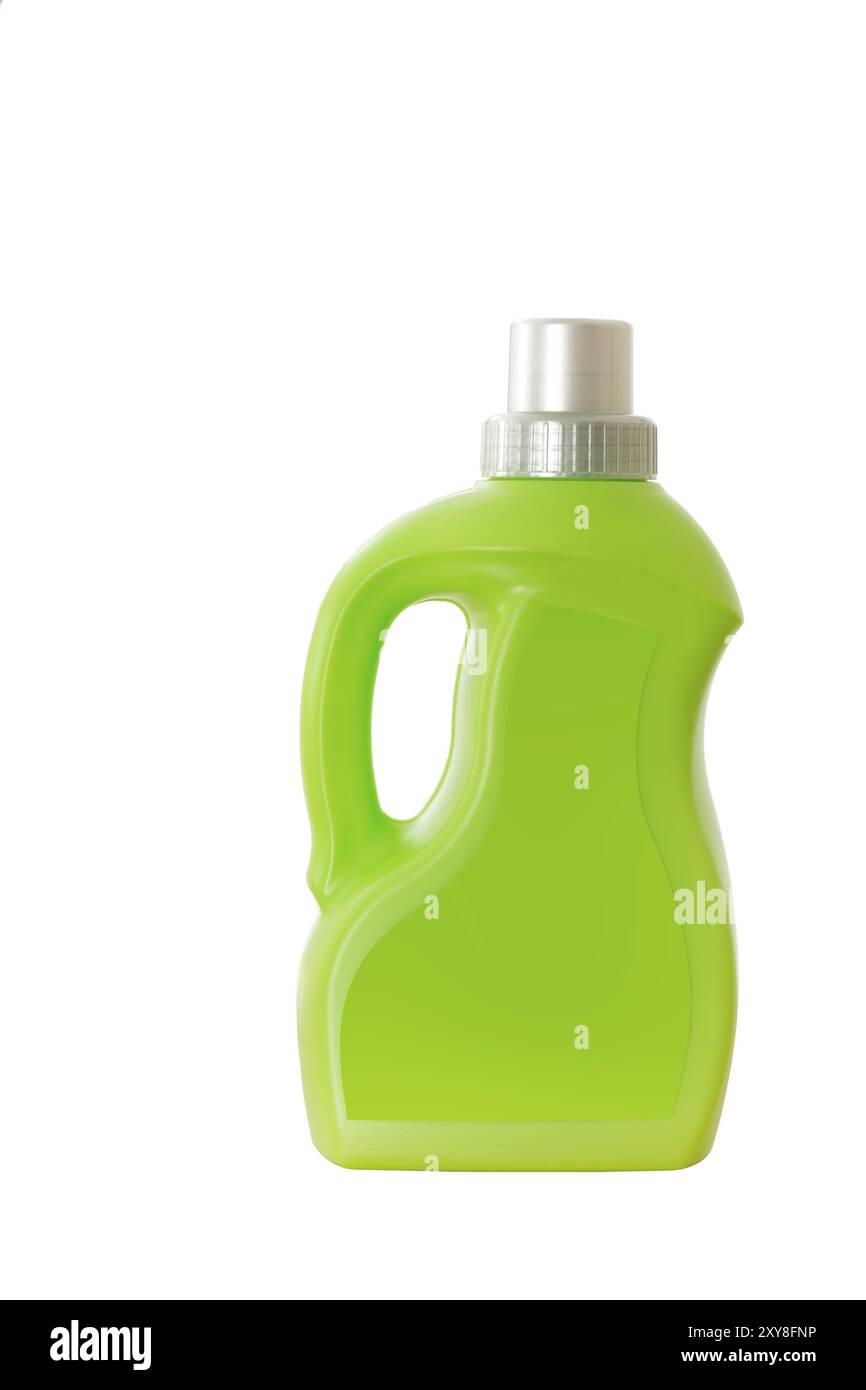Grün Kunststoff Flasche mit Griff, optional Stockfoto