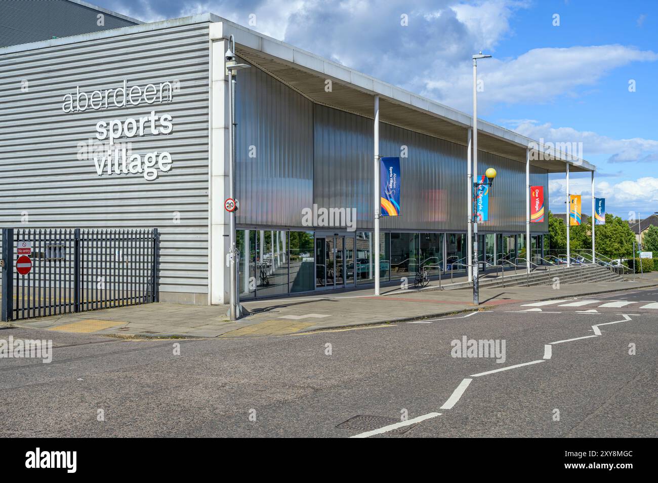 Aberdeen Sports Village Building, Linksfield Road, Aberdeen, Schottland, Vereinigtes Königreich, Europa Stockfoto
