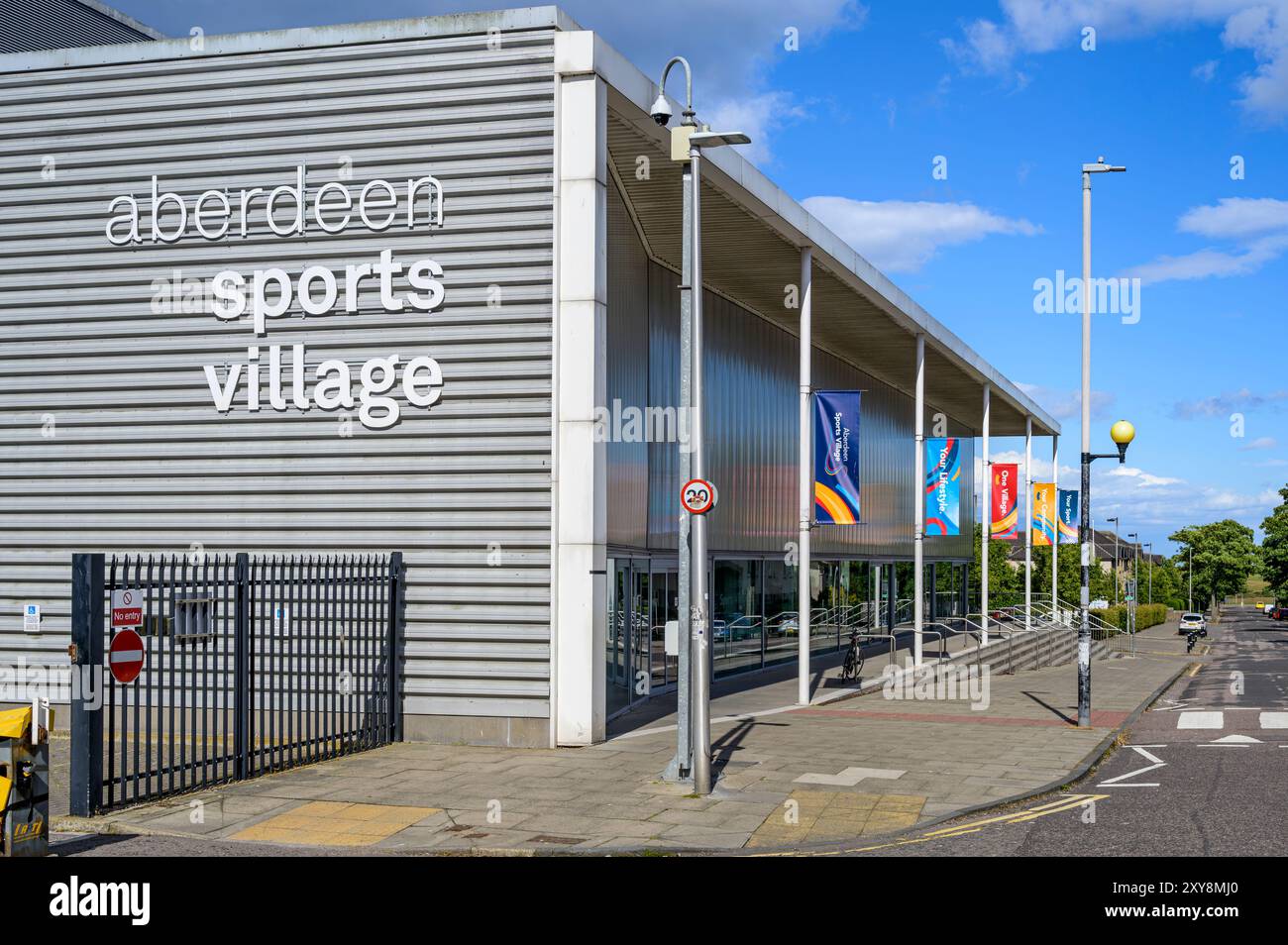 Aberdeen Sports Village Building, Linksfield Road, Aberdeen, Schottland, Vereinigtes Königreich, Europa Stockfoto