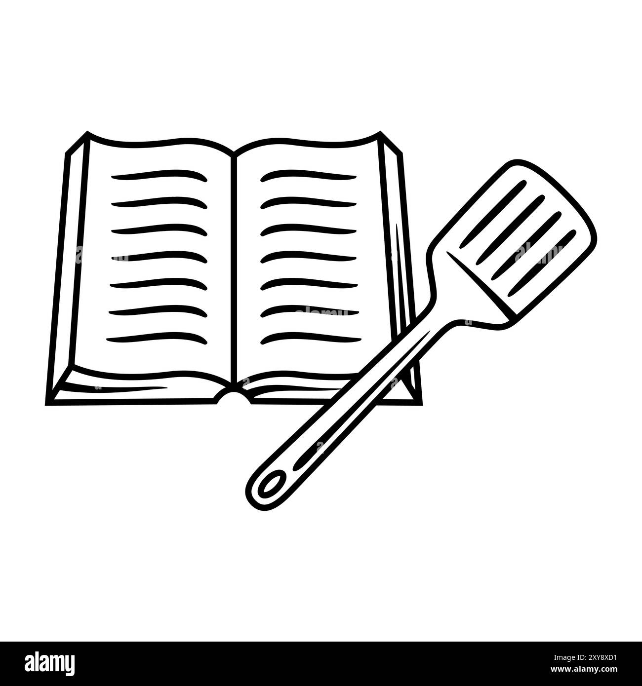 Illustration von Küchenutensilien. Kochutensilien für Zuhause und Restaurant. Stock Vektor