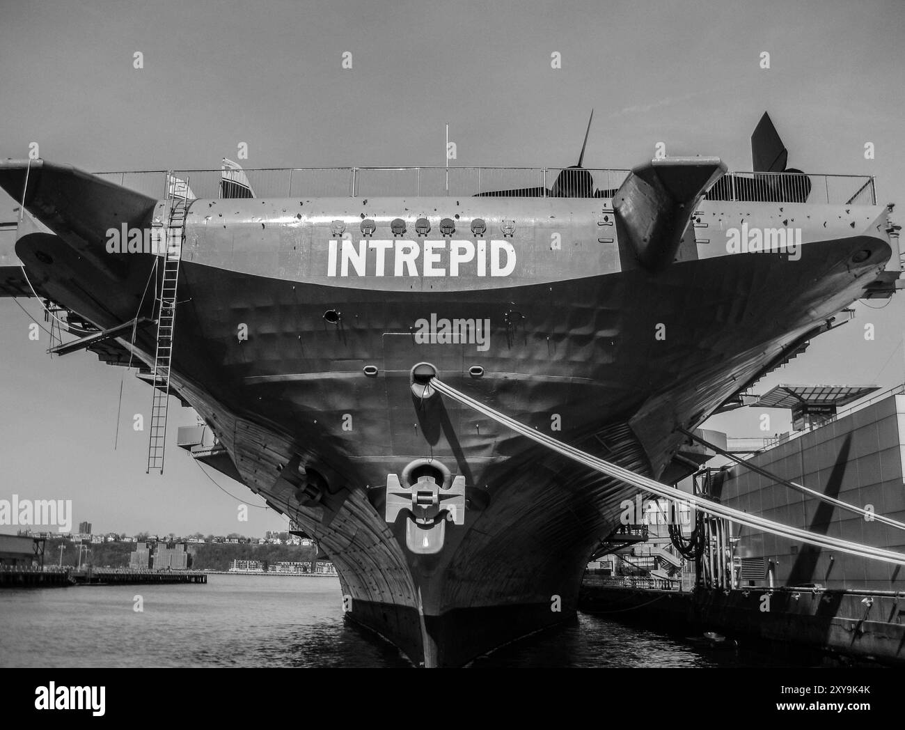 USS Intrepid Historic Aircraft Carrier, Manhattan Stockfoto