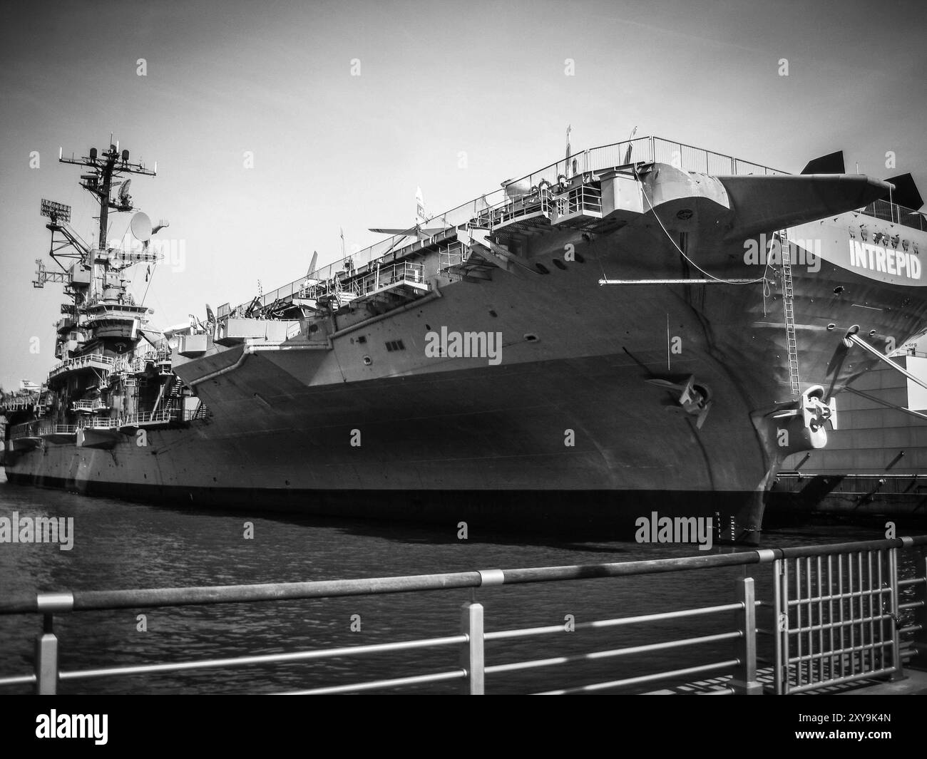USS Intrepid Historic Aircraft Carrier, Manhattan Stockfoto