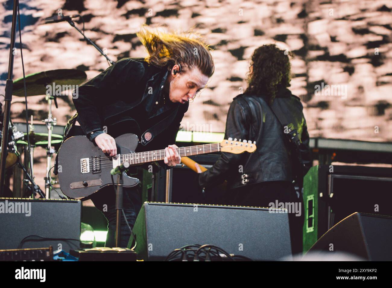 23. August 2024, Leeds, UK: Wels & die Bottlemen treten auf der Hauptbühne des Leeds Festivals 2024 auf. Foto: Thomas Jackson Stockfoto