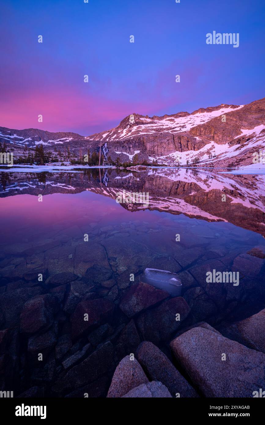 Twin Lakes, Desolation Wilderness California Stockfoto