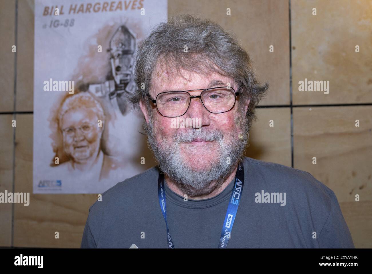 FÜRTH, 22. September 2018: Bill Hargreaves (Supervising Rep Maker, Star Wars Original Trilogie) auf der Noris Force Con 5, einem dreitägigen Star Wars Stockfoto