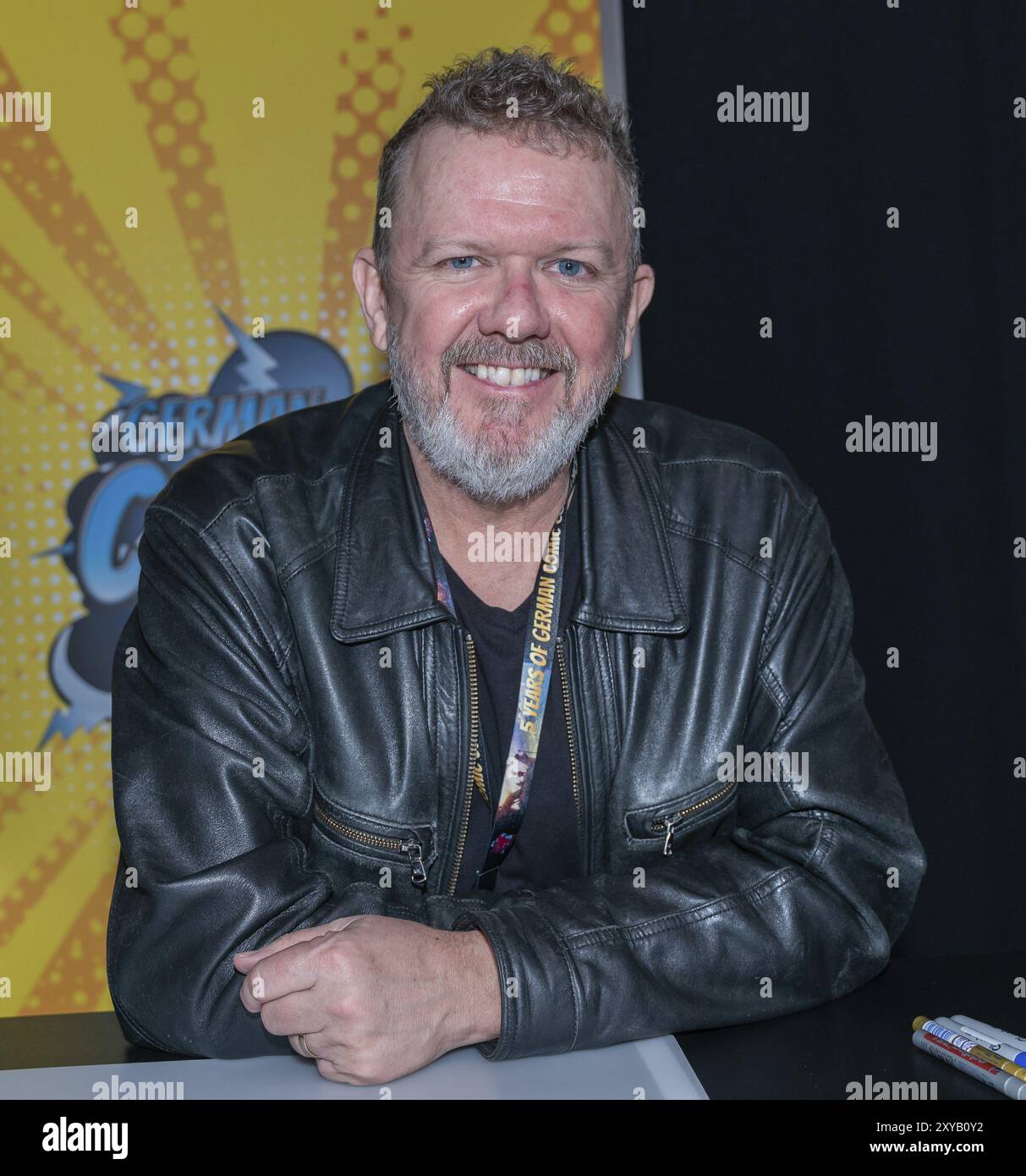 DORTMUND, 8. Dezember 2019: Robert MacNaughton (*1966, US-amerikanischer Schauspieler, E.T.) auf der German Comic Con Dortmund, einer zweitägigen Fankonvention Stockfoto