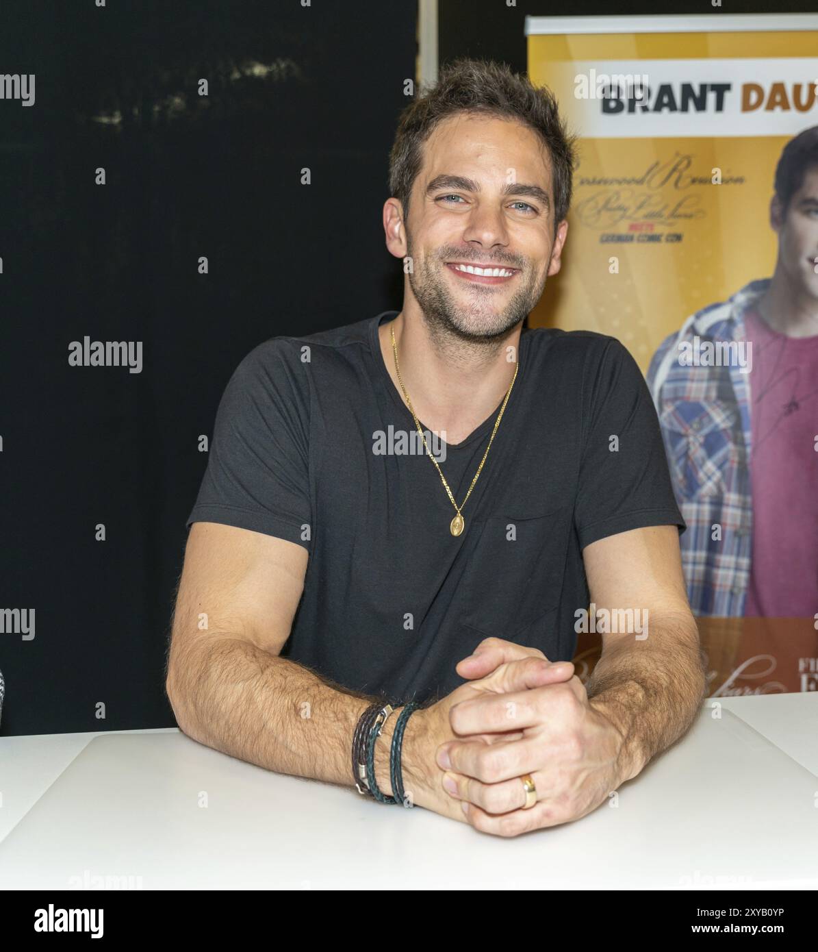 DORTMUND, 8. Dezember 2019: Brant Daugherty (*1985, amerikanischer Schauspieler, Pretty Little Liars) auf der German Comic Con Dortmund, einem zweitägigen Fankonvent Stockfoto