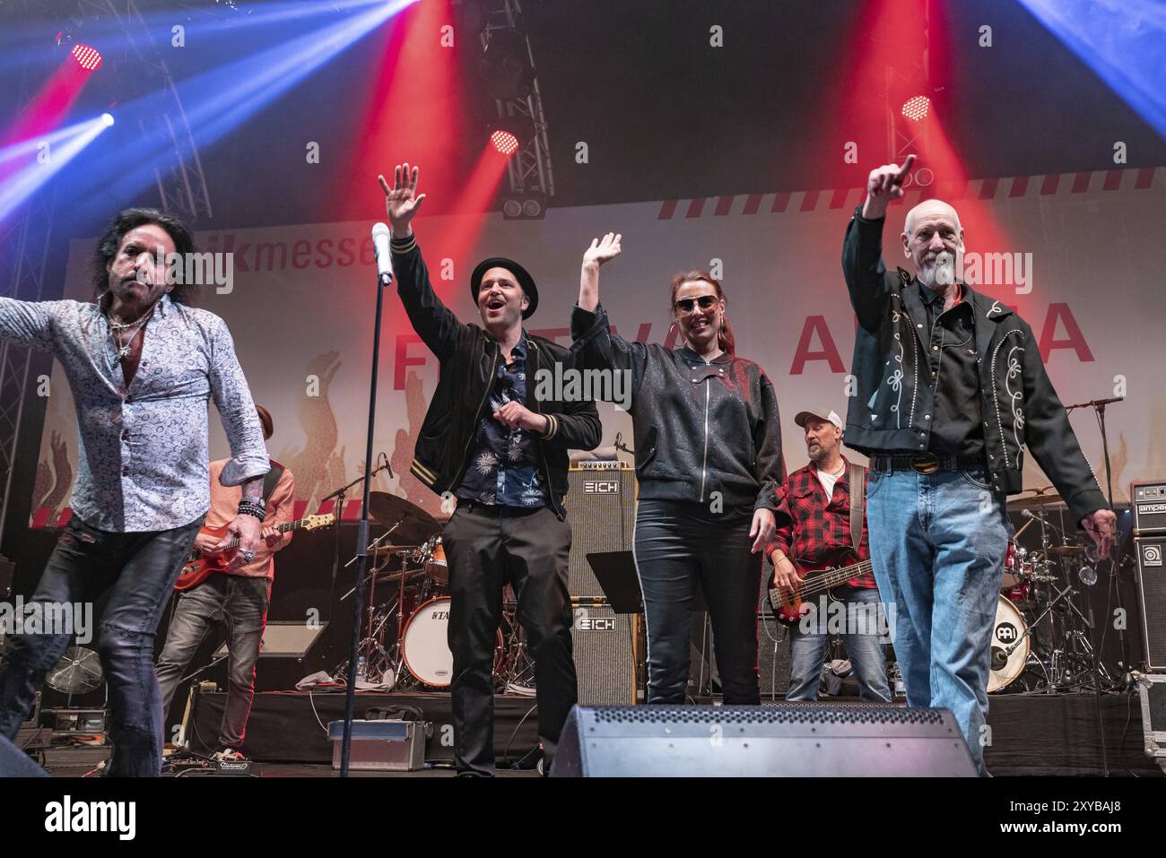 Frankfurt, Deutschland. April 2019. Impressionen von der Frankfurter Musikmesse 2019, Europas größter Fachmesse für die Musikindustrie Stockfoto