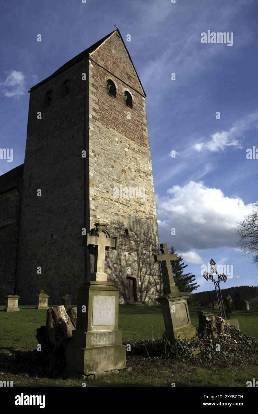 St. Kilian's Church in Luegde Stockfoto