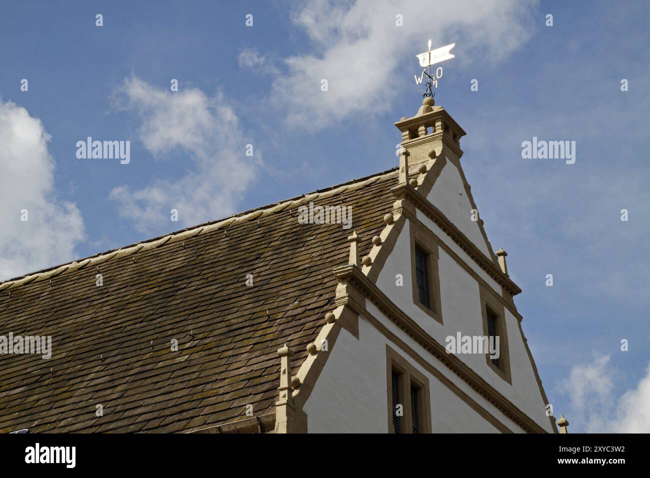 Wetterfahne am Rathaus in Nieheim Stockfoto