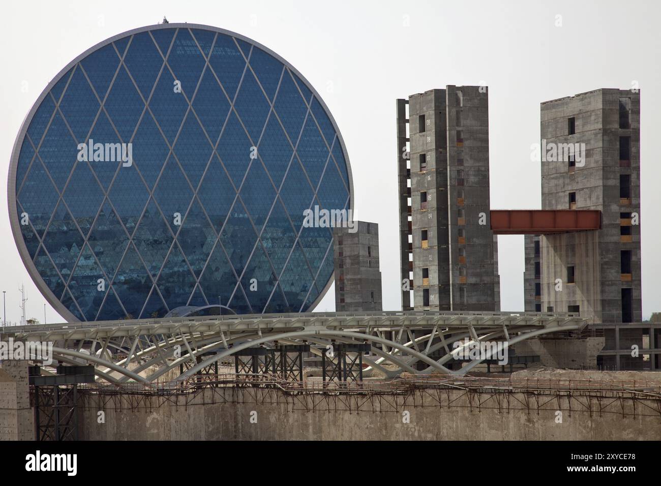 Tolles Gebäude in Abu Dhabi Stockfoto