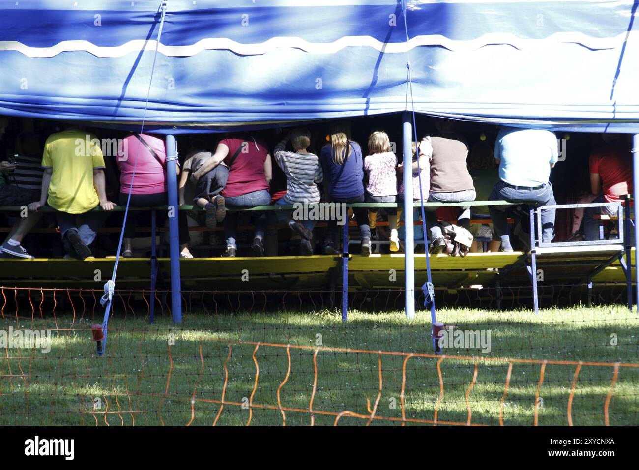 Zirkus Publikum Stockfoto