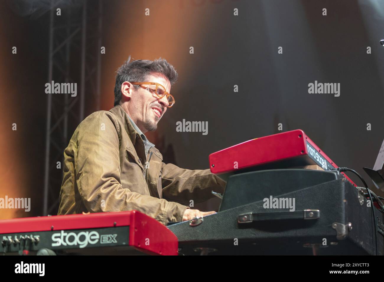 Frankfurt, Deutschland. April 2019. Impressionen von der Frankfurter Musikmesse 2019, Europas größter Fachmesse für die Musikindustrie Stockfoto