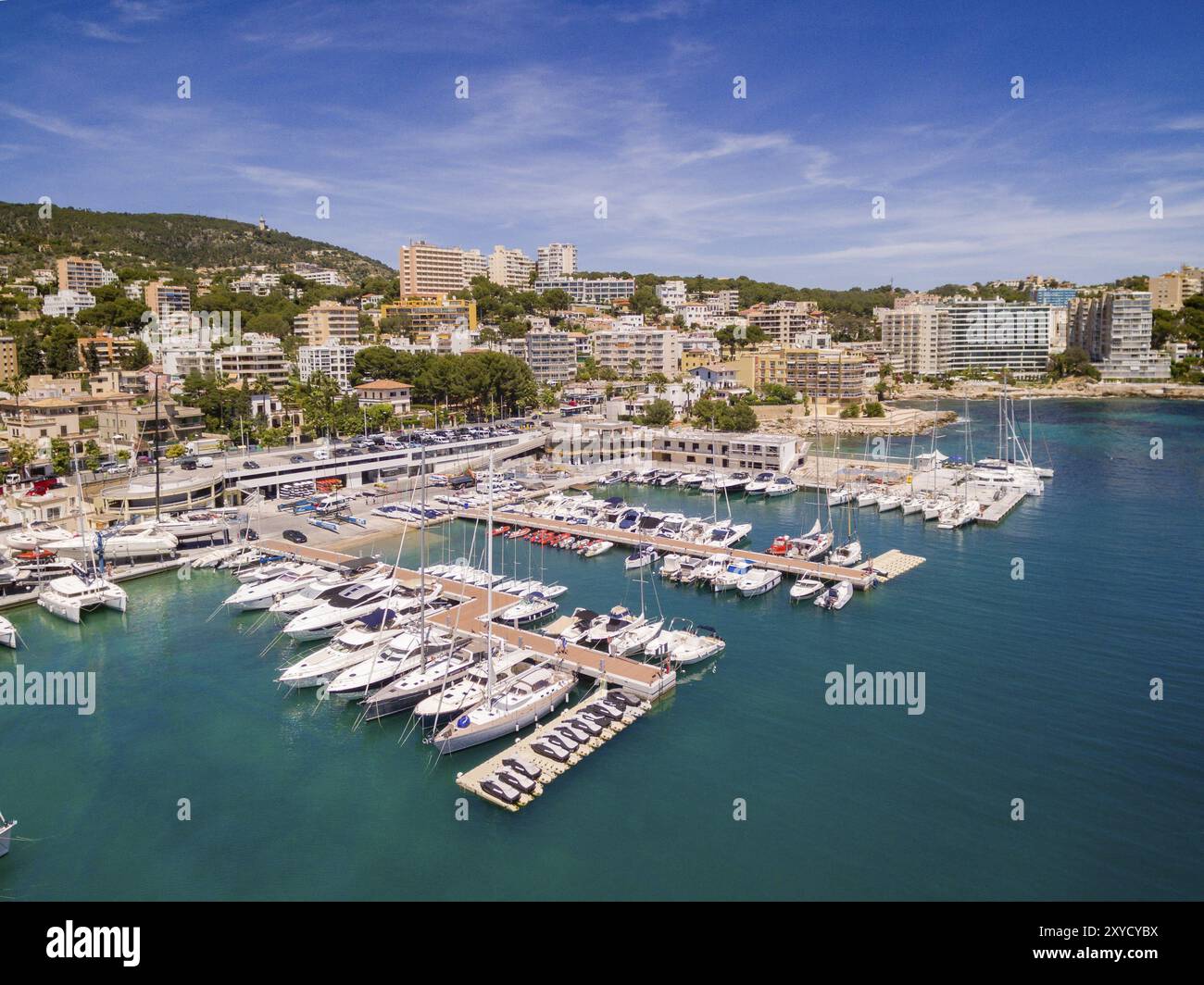 Cala Nova Marina, Cala Major, Palma, Mallorca, Balearen, Spanien, Europa Stockfoto