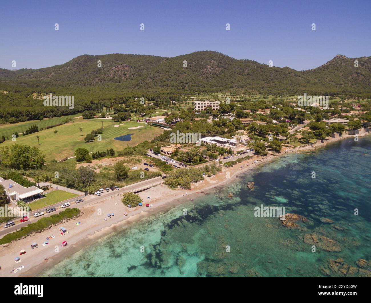 Playa de es Ribell, Cala sa Marjal, Costa de los Pinos, Son Servera, mallorca, balearen, spanien Stockfoto