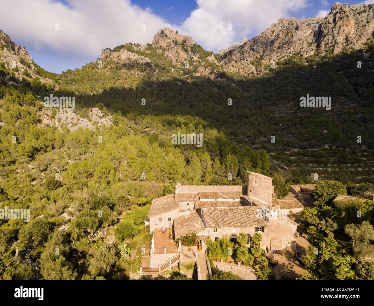 Balitx de Avall, XIII.-XVIII. Jahrhundert, mallorquinischer Besitz des Gemeindebezirks Fornalutx, Mallorca, balearen, spanien Stockfoto