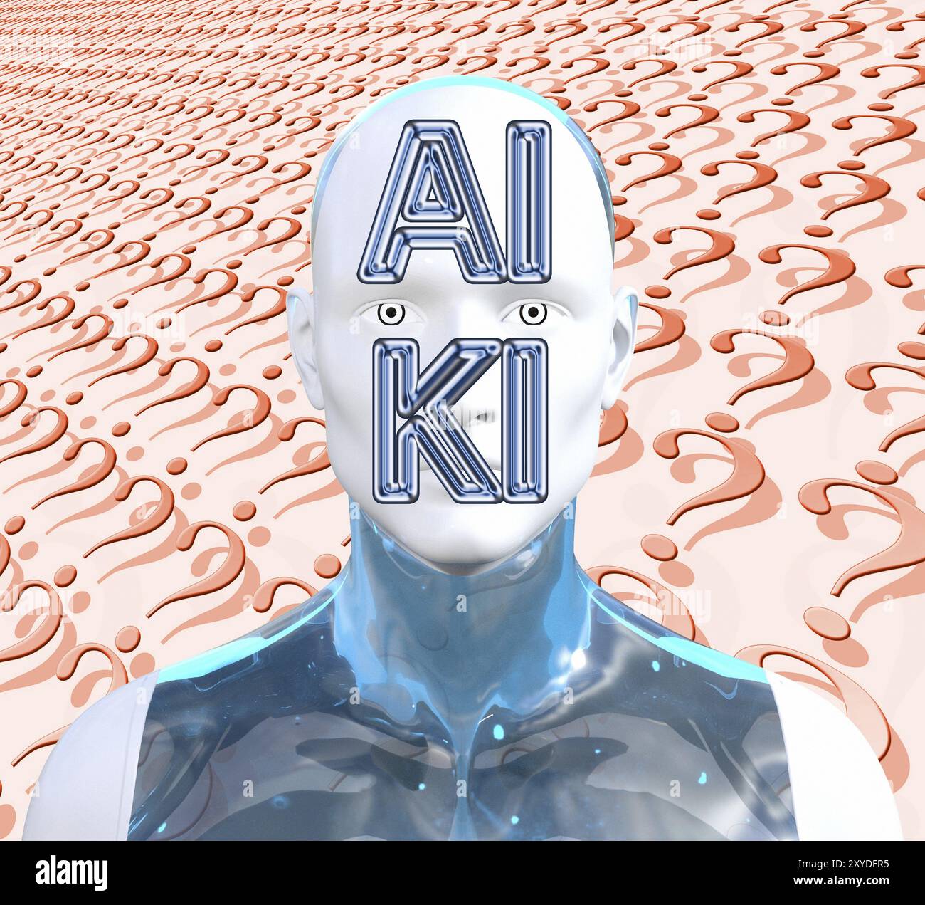 Symbol Photo, AI, AI, ChatGBT, OpenAI, Chatbot, künstliche Intelligenz, künstliche Intelligenz, IT-System, Informatik, Industrie, IT-Technologie Stockfoto