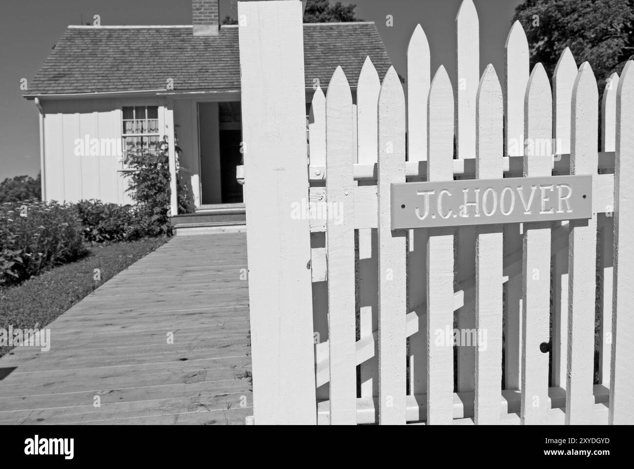 Herbert Hoover Geburtsort und National Historic Site in West Branch, Iowa, USA. Stockfoto
