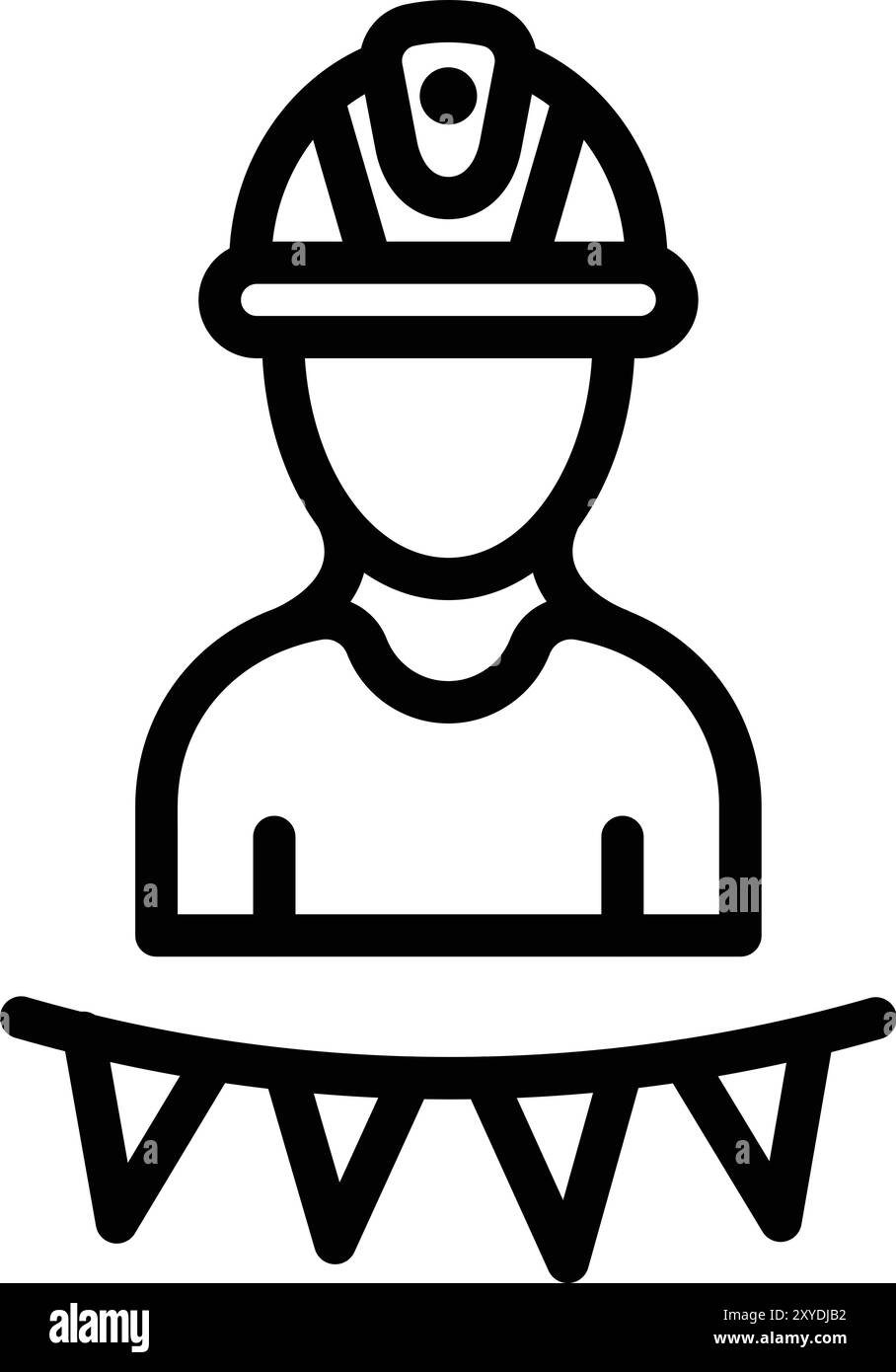 Labor Day Vektor-Symbol Design-Illustration Stock Vektor