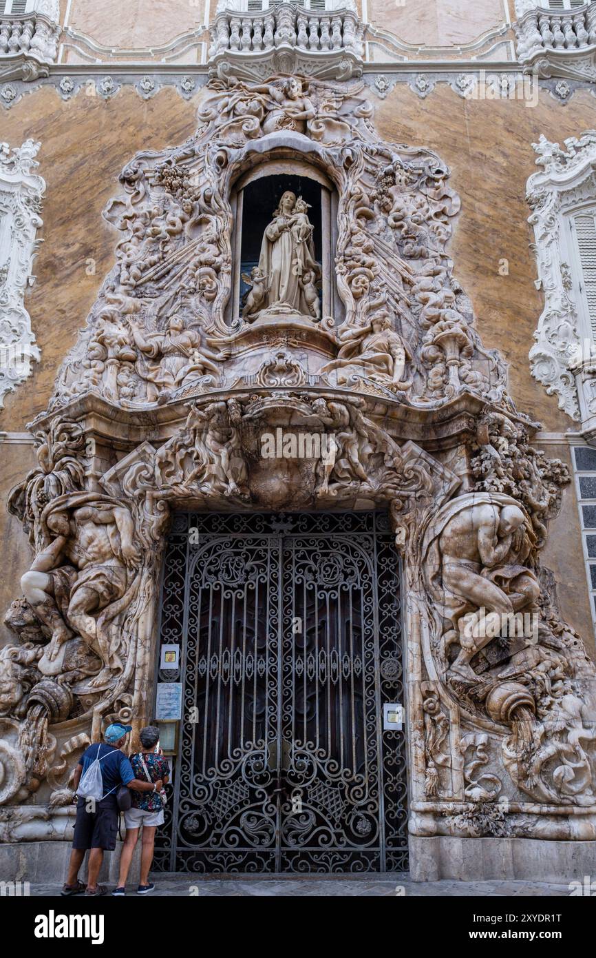 Palast des Markgrafen von Dos Aguas, Valencia, Valencianische Gemeinschaft, Spanien, Europa Stockfoto