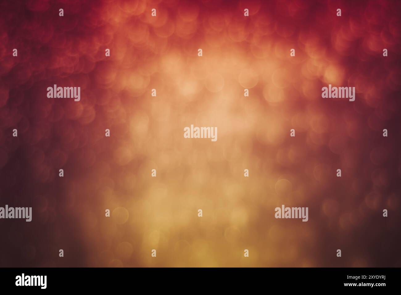 Abstrakte Unschärfe von unscharfen Lichtern mit Bokeh-Effekt im Hintergrund Stockfoto