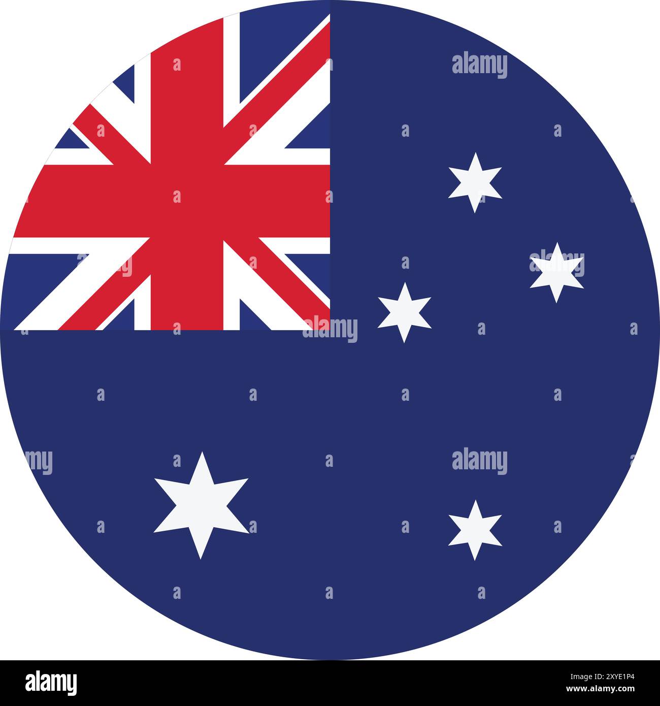 Australien Flagge Vektor-illustration Stock Vektor