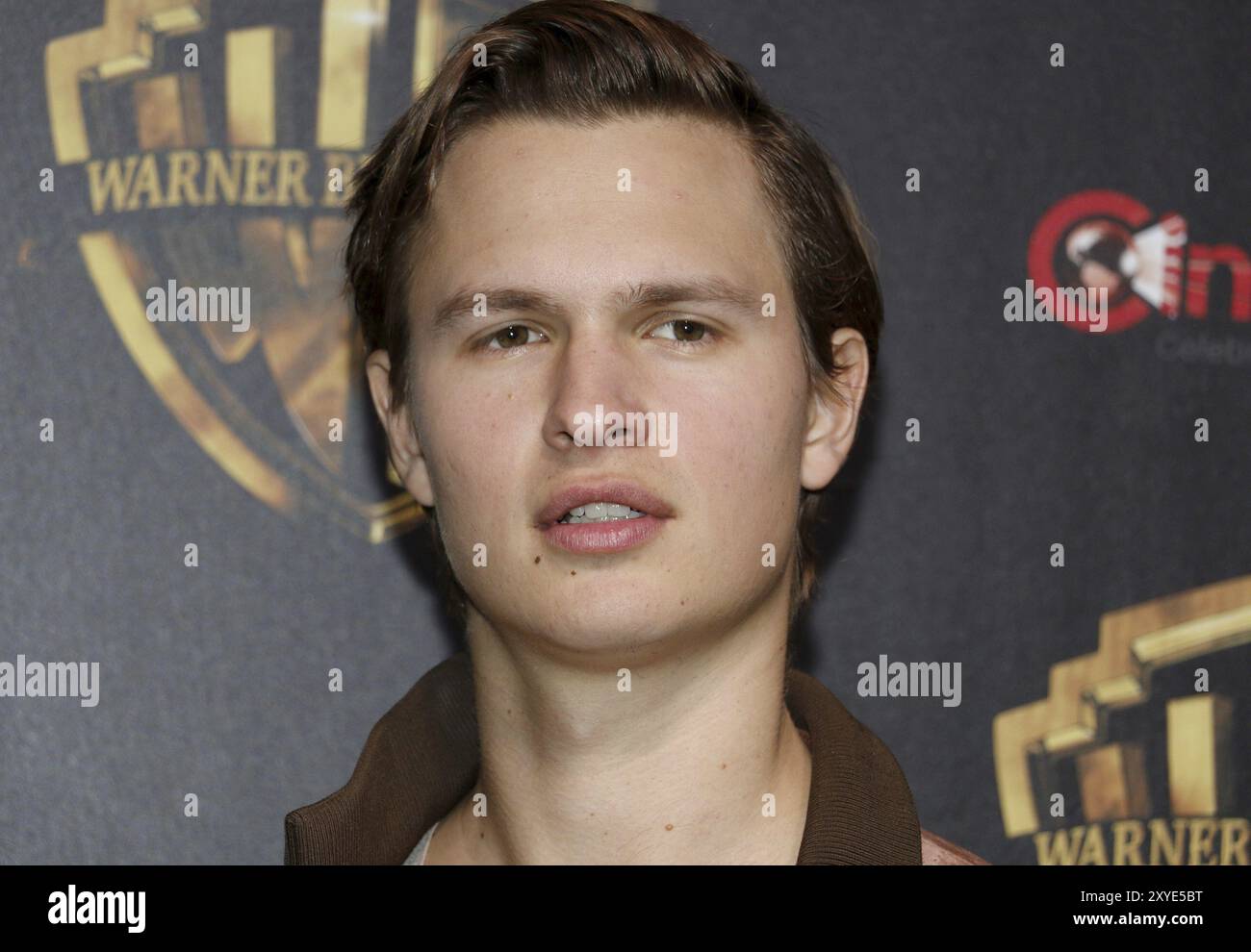 Ansel Elgort auf der CinemaCon 2019, Warner Bros Pictures „The Big Picture“-Präsentation am 2. April 2019 im Caesars Palace in Las Vegas, USA Stockfoto