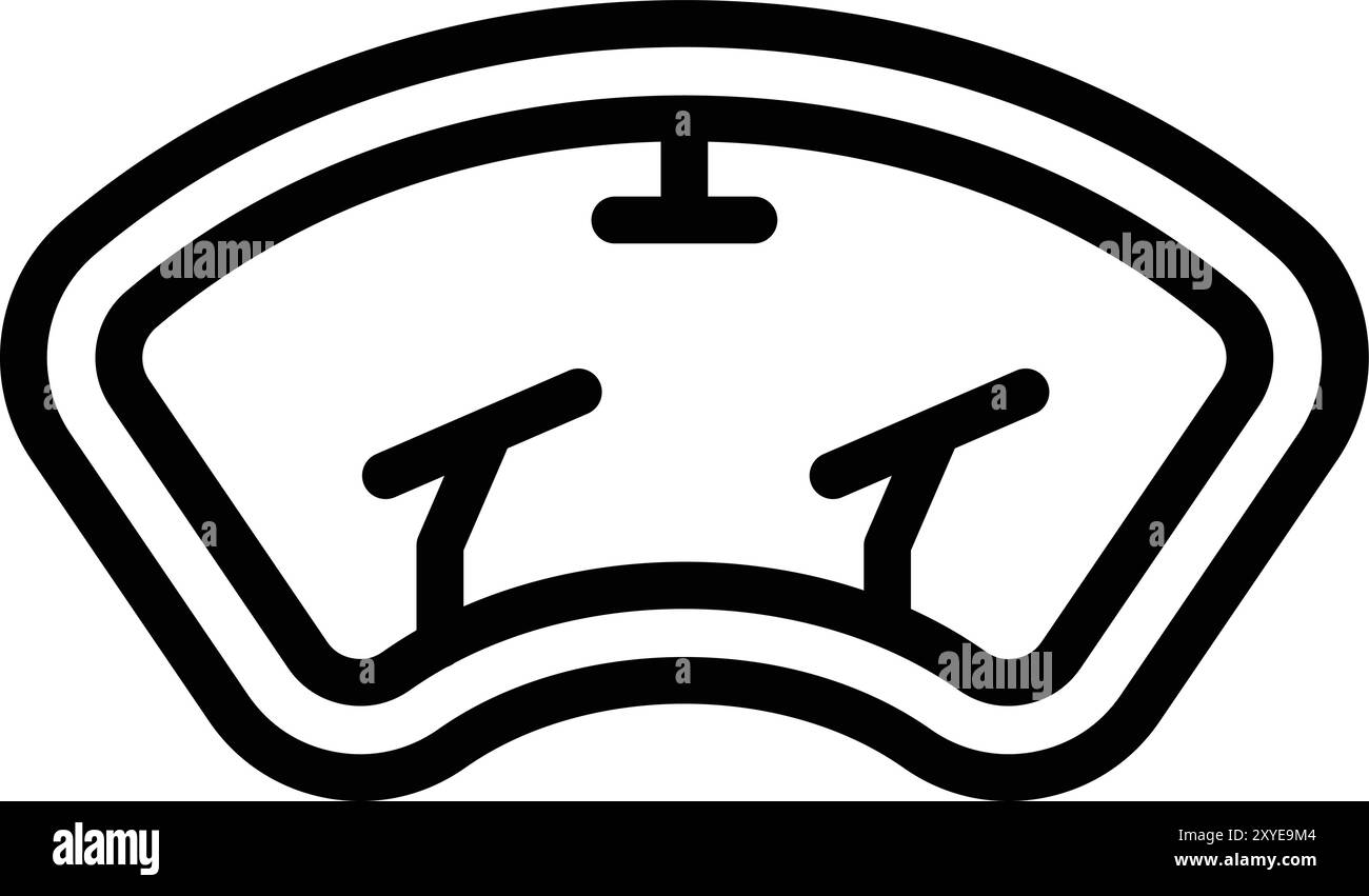 Windschutzscheibe Vektor Symbol Design Illustration Stock Vektor