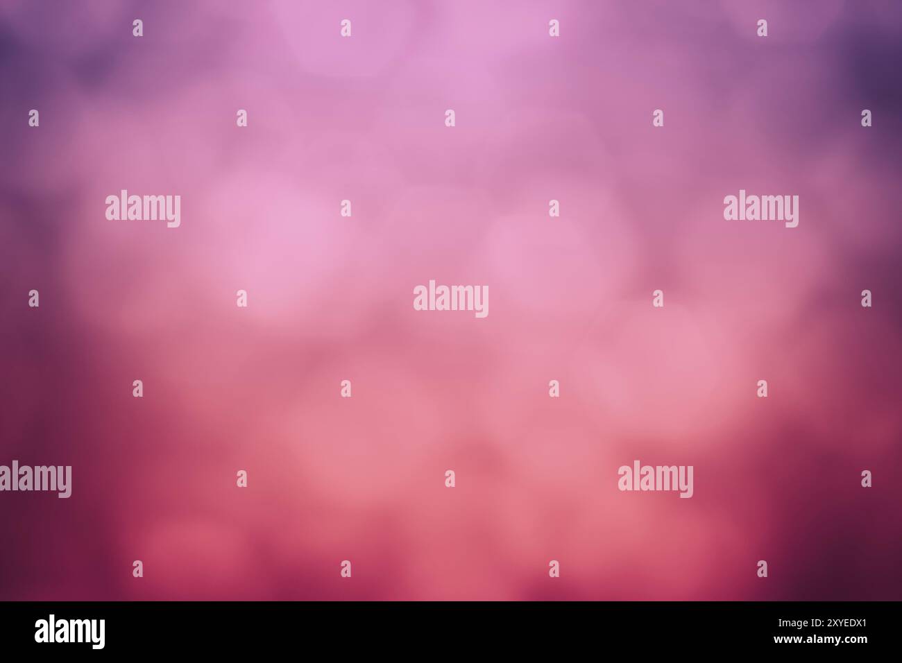 Abstrakte Unschärfe von unscharfen Lichtern mit Bokeh-Effekt im Hintergrund Stockfoto