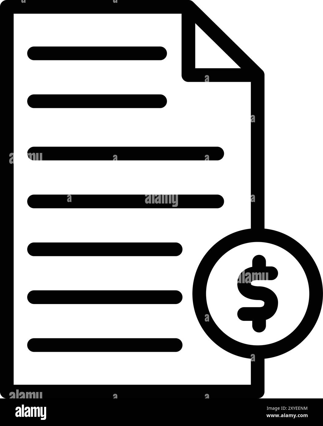 Illustration Des Symbols Für Finanzvektor Stock Vektor