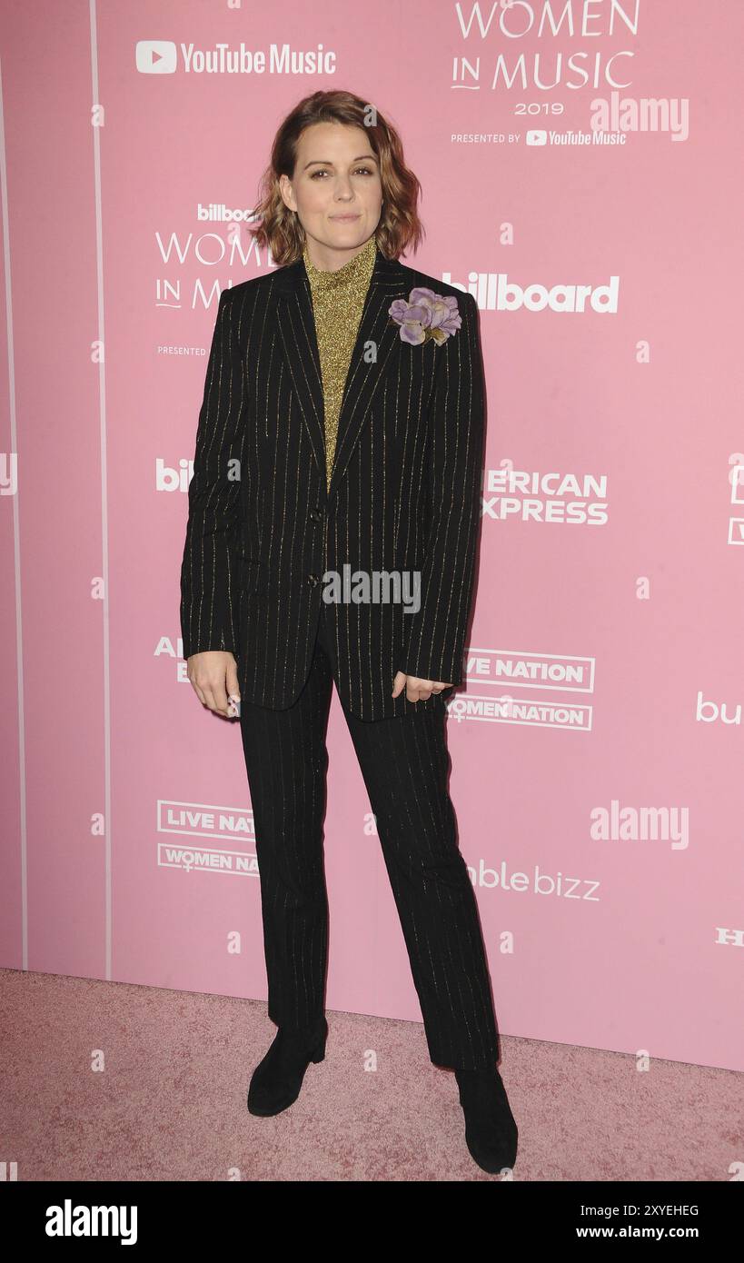 Brandi Carlile bei der Billboard Women in Music 2019, die am 12. Dezember 2019 im Hollywood Palladium in Hollywood stattfand Stockfoto