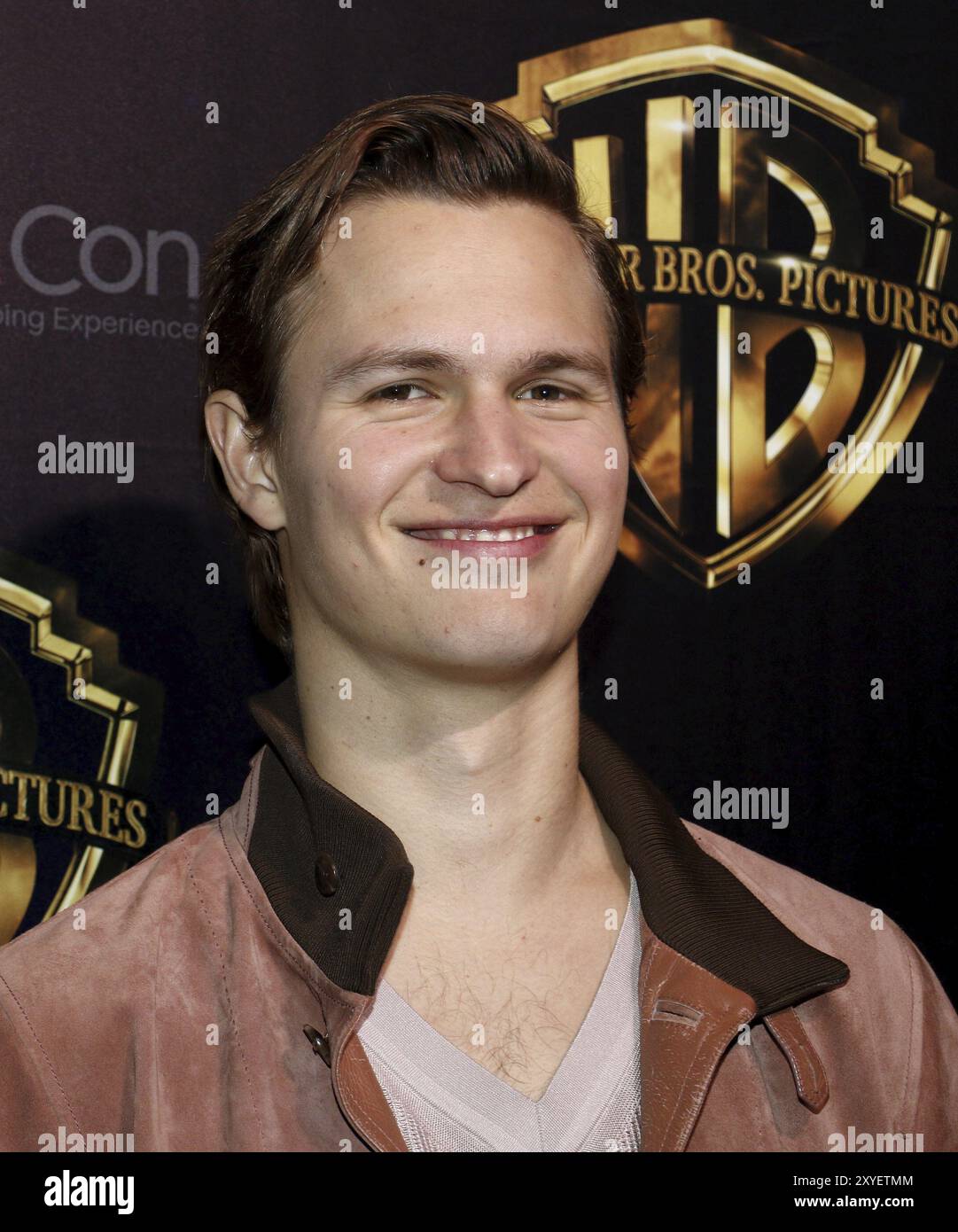 Ansel Elgort auf der CinemaCon 2019, Warner Bros Pictures „The Big Picture“-Präsentation am 2. April 2019 im Caesars Palace in Las Vegas, USA Stockfoto
